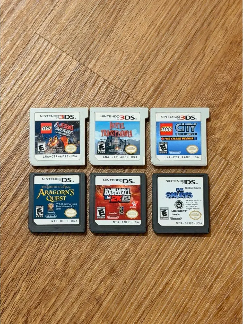 6 3DS/Ds games